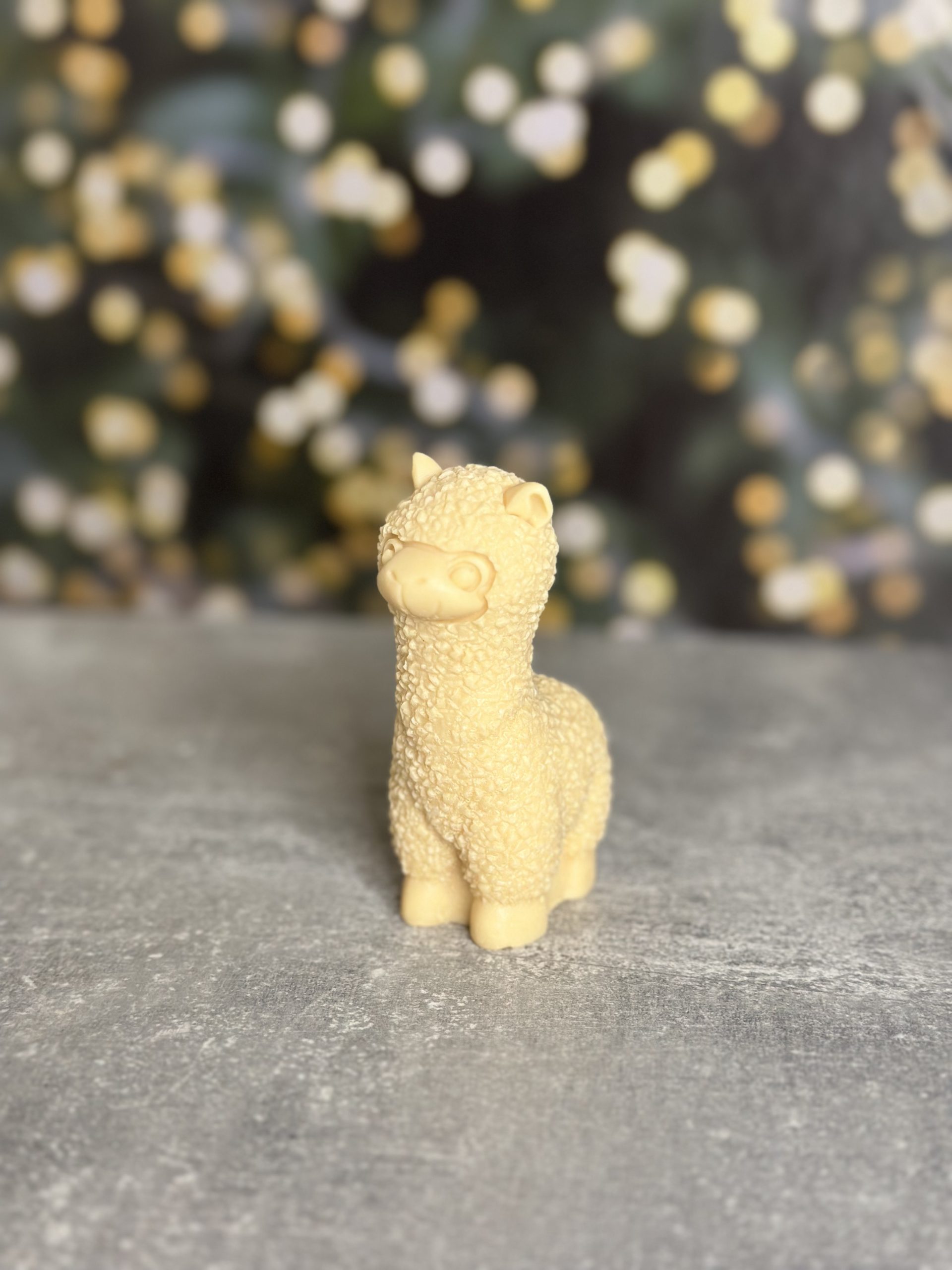 Мыло Коричневая Альпака — вид сбоку