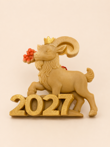 Фигурное мыло в виде козла — символ 2027 года